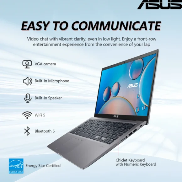 ASUS Vivobook 15 Laptop Touchscreen Computer, 15.6 Laptop Touch Screen FHD, Intel Core i5 College Students Business Laptop, Lifetime Microsoft Office 20GB RAM 1TB SSD_03