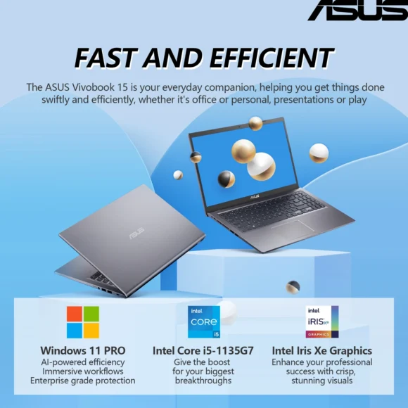 ASUS Vivobook 15 Laptop Touchscreen Computer, 15.6 Laptop Touch Screen FHD, Intel Core i5 College Students Business Laptop_01