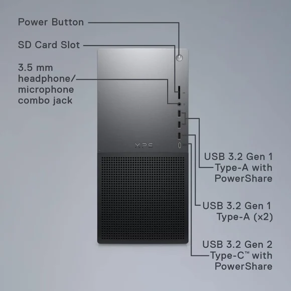 Dell XPS Desktop Computer Tower for Business and Gaming, 13th Gen i7 16-Core PC Desktop, 32GB DDR5 RAM, 1TB SSD, Windows 11 Pro_04